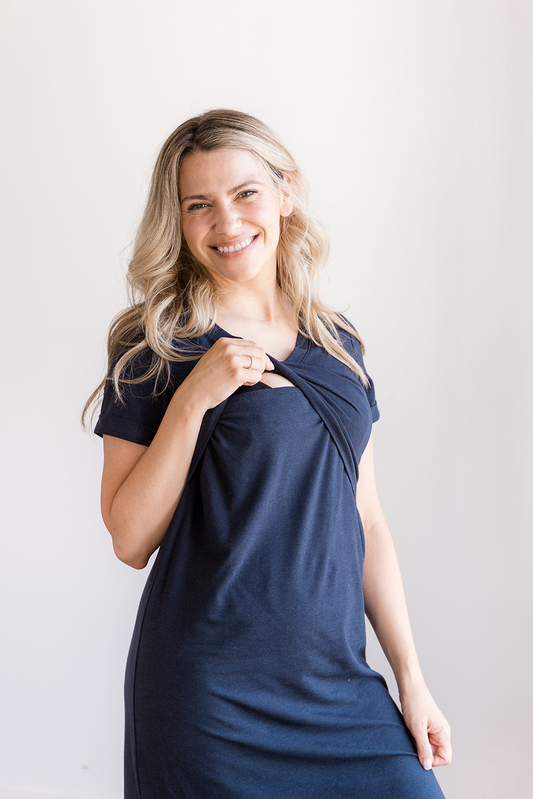 Everyday Breastfeeding Dress by MLM Brand | Postpartum Essentials XS Everyday Breastfeeding Dress by MLM Brand | Postpartum Essentials XS