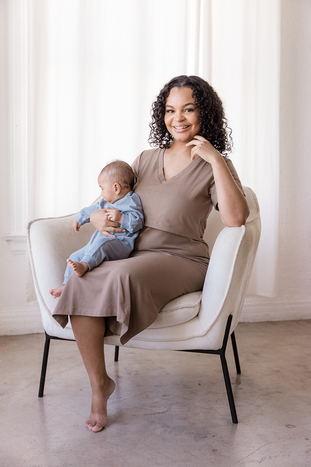 Everyday Breastfeeding Dress by MLM Brand | Postpartum Essentials S Everyday Breastfeeding Dress by MLM Brand | Postpartum Essentials S