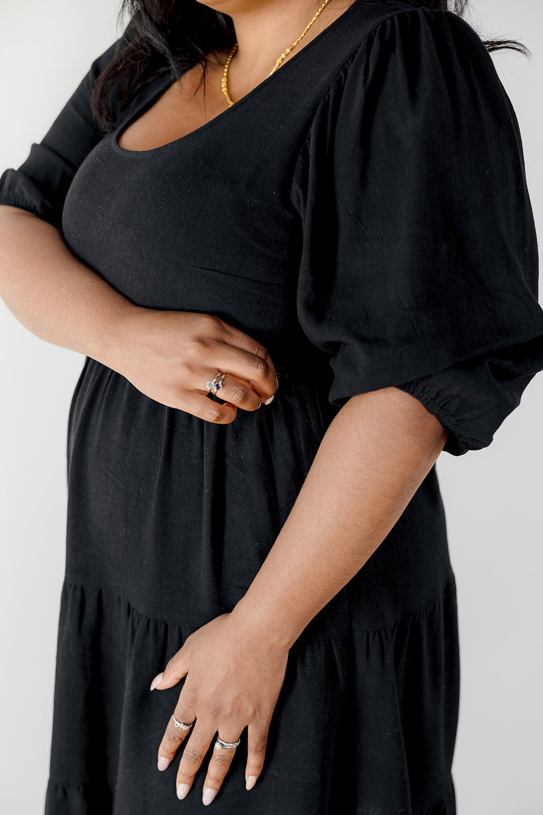 Second Chances - Tiered Breastfeeding Dress