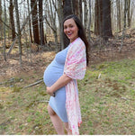 Little Breastfeeding Dress - Heather Gray