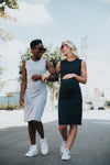 Little Breastfeeding Dress - Heather Gray