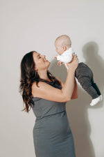 Little Breastfeeding Dress - Shadow Grey